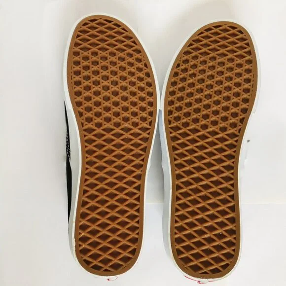 Vans Off The Wall New without Tag Shoes Canvas Sneakers Men 8 Women 9.5 Black - Picture 14 of 14